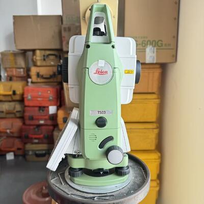 Leica TS03 Total Station with Real-time Operating System 500m Non Prism Distance and IP66 Rated for Surveying