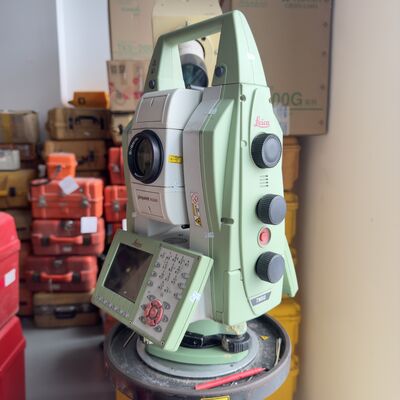 used Leica Total Station TM50 with 1000m None Prism Distance 0.6s Coarse Measurement and 0.5″ Capacitive Multi-Touch Screen