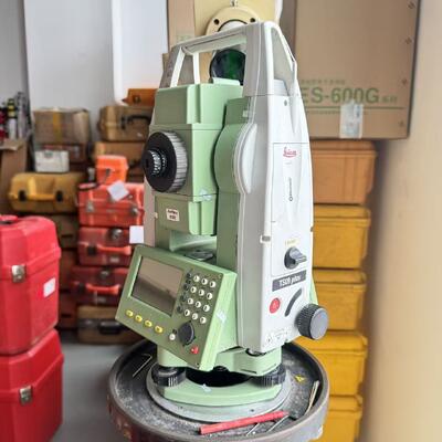 Leica TS09 Total Station with 1000m None Prism Distance, 0.6s Coarse Measurement, and IP66 Rated for Accurate Surveying