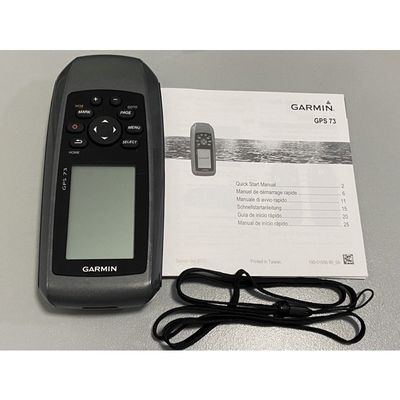 Garmin 73 manuseio GPS Navegador portátil de GPS fácil de usar com 4 níveis Tipo de display LCD cinza e 50 rotas de navegação