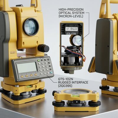 Serviço de reparação de sistemas ópticos de estações totais Serviço de limpeza de lentes internas Restauração de óptica para instrumentos de pesquisa